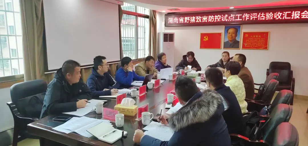 國家林草局來潭開展野豬危害防控試點工作評估驗收